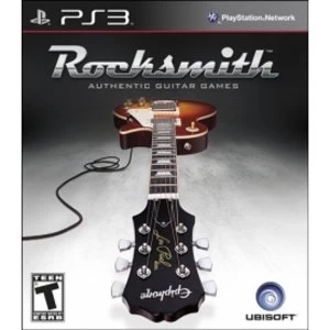 image of Rocksmith Authentic Guitar Game with Real Tone Cable