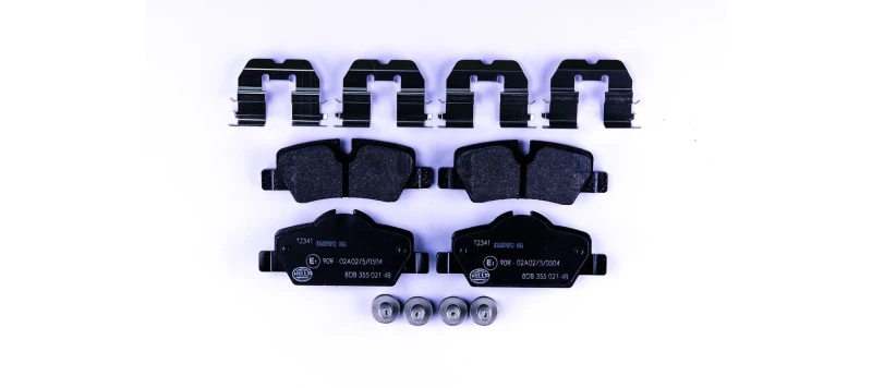 Image of HELLA Brake pad set HELLA 8DB 355 021-481