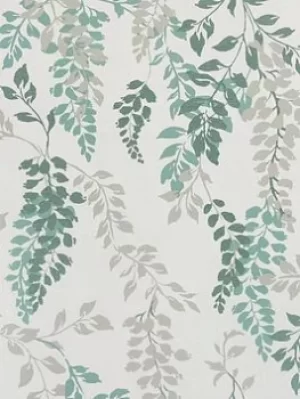 Image of Arthouse Wisteria Green Wallpaper
