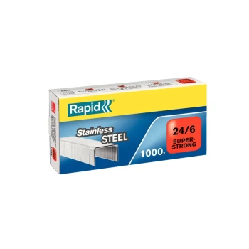 image of Rapid Superstrong Staples 24/6 - Outer Carton of 5