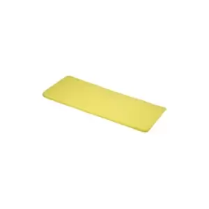 Image of Elfin Yellow 3 Seater Bench Cushions 141x48x4cm Outdoor Garden Furniture Cushion