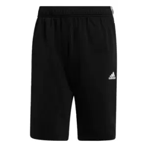 image of adidas Essentials Warm-Up 3-Stripes Shorts Mens - Black