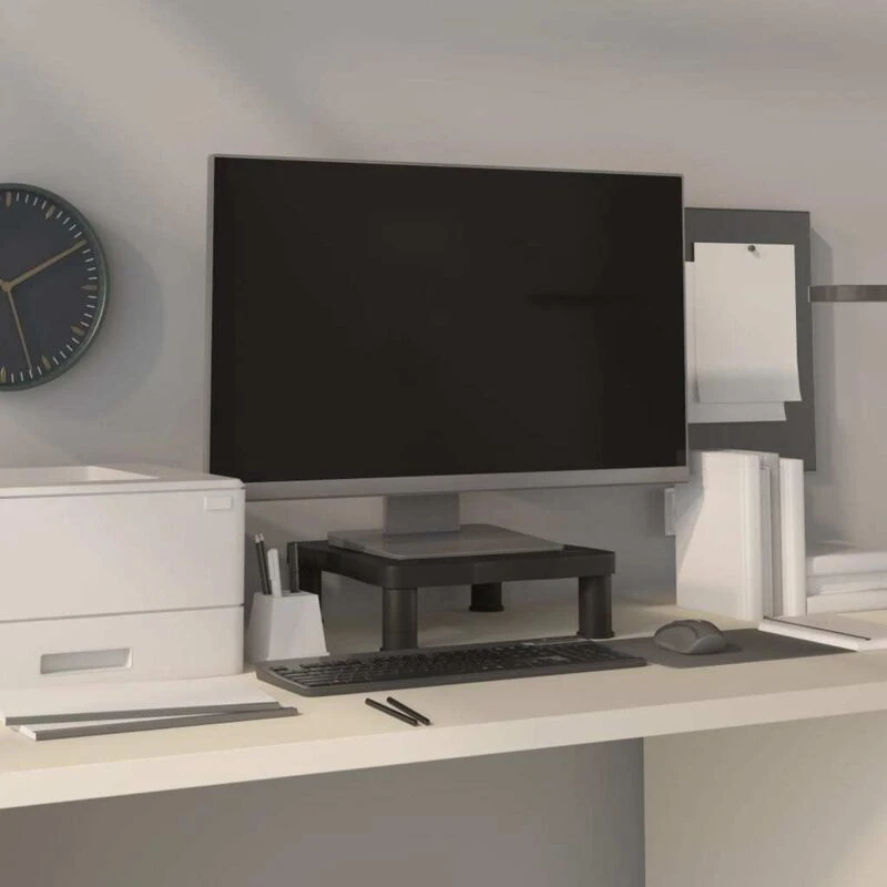 Image of Vidaxl Monitor Stand Black 33.5X34X10.5 Cm, Black 51721