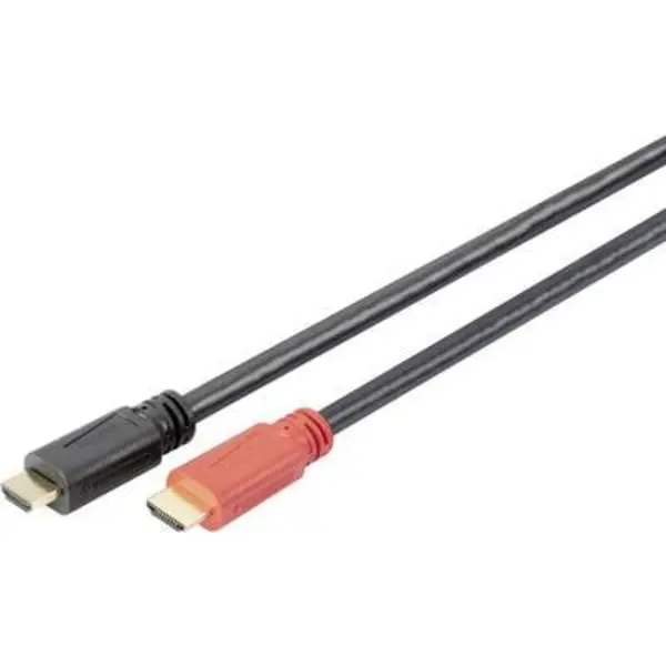 Image of Digitus Digitus HDMI Cable HDMI-A plug, HDMI-A plug 10.00 m Black AK-330105-100-S gold plated connectors HDMI cable AK-330105-100-S