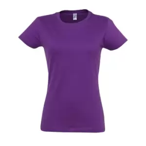 Image of SOLS Womens/Ladies Imperial Heavy Short Sleeve T-Shirt (L) (Light Purple)