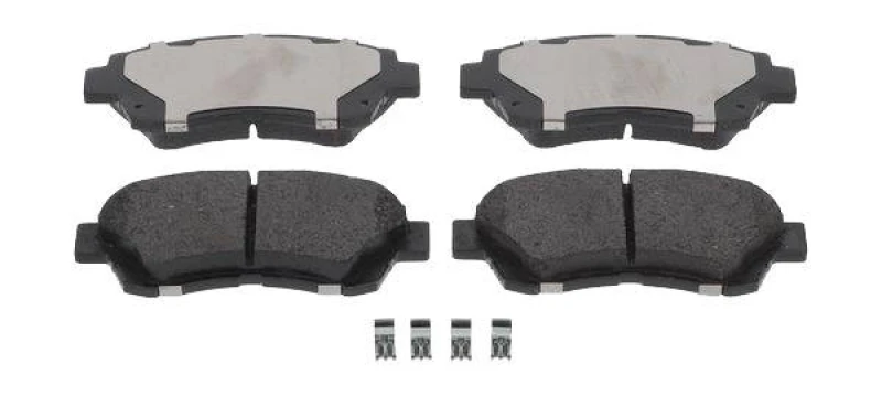 Image of JURID 572392J Brake pad set not prepared for wear warning indicator Brake Pad Set,disc brake (402)