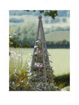 Image of Smart Solar 1.9M Grey Wood Obelisk