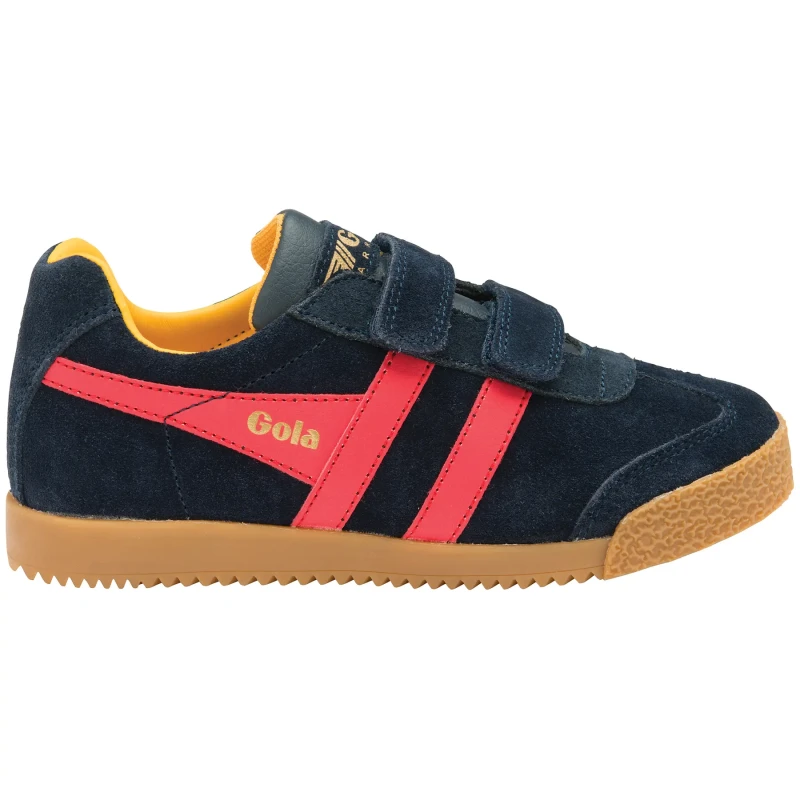 Image of Gola Children's Trainers Gola Harrier Velcro Bleu Unisex 33