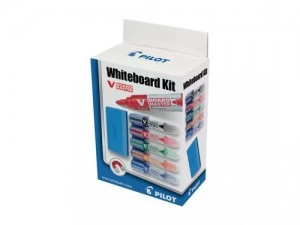 Image of Pilot Vboard Master Bullet Tip Ast PK5 Kit Pen Holder Eraser