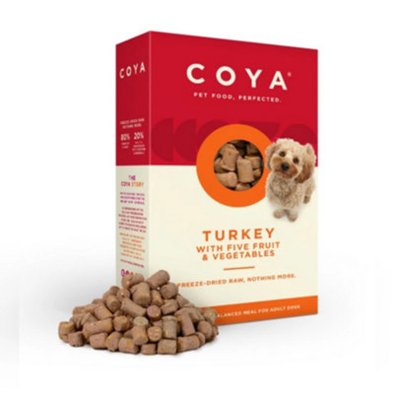 Image of Coya Turkey Freeze-Dried Raw Adult Dog Food 150g Brown unisex