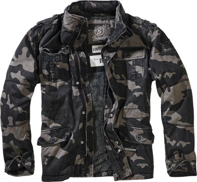 Image of Brandit Britannia Winter Jacket Winter Jacket dark camo L Men