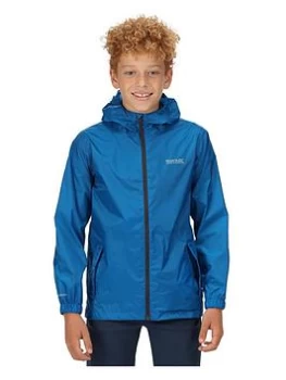 Image of Boys, Regatta Kids Pack-it III Waterproof Jacket - Blue Size 2-3 Years