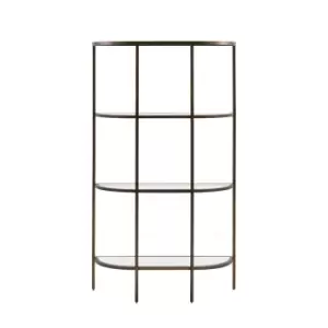 Gallery Interiors Hodson Display Unit in Bronze