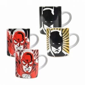 image of Justice League - Batman & Flash Set of 2 Heat Change Mini Mug Set