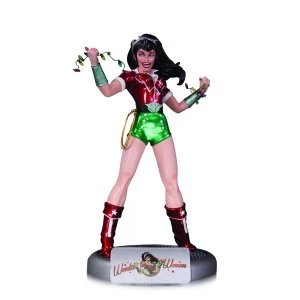 Image of Holiday Wonder Woman DC Comics Bombshells Statue