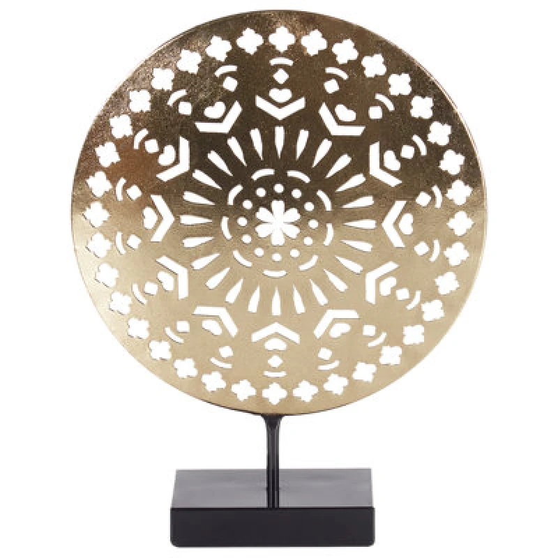 Image of Beliani Figurine Sesimbra Metal Gold