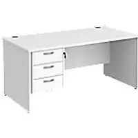 image of Dams International Desk MP16P3WH 1,600 x 800 x 725 mm