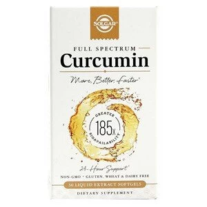 Image of Solgar Full Spectrum Curcumin Softgels 30 Softgels