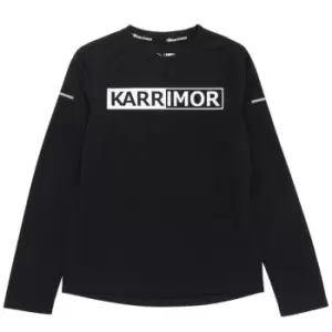 image of Karrimor Long Sleeve Run T Shirt Junior Boys - Black