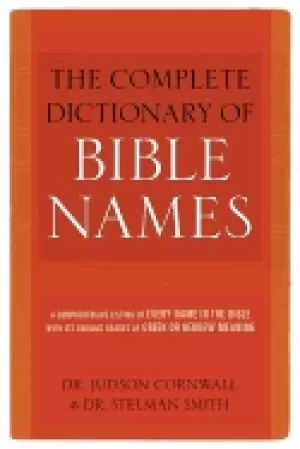 Image of complete dictionary of bible names