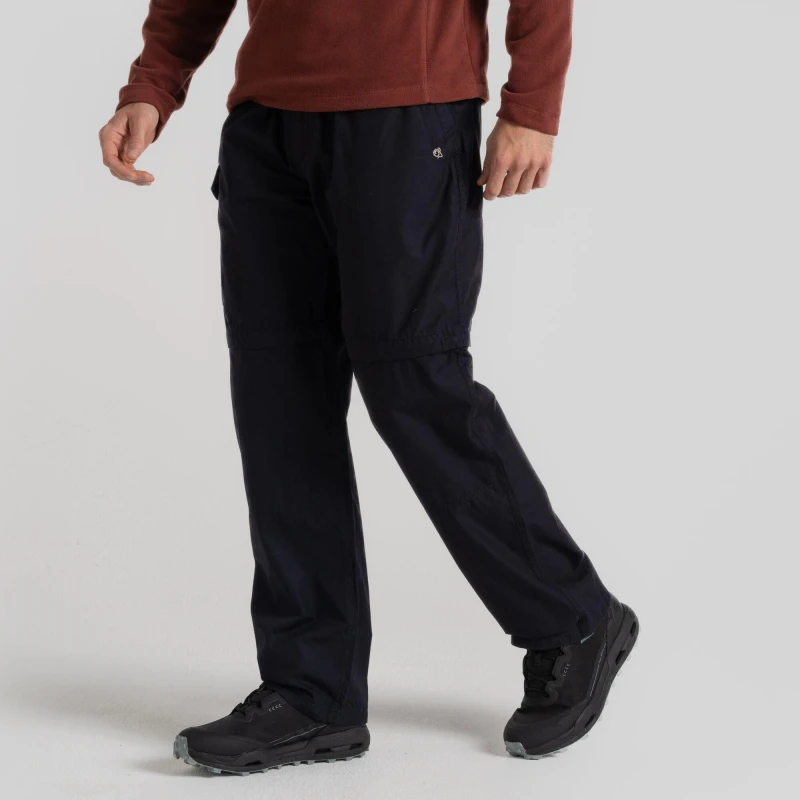 Image of Craghoppers NosiDefence 'Kiwi Convertible' Hiking Trousers Navy