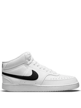 Image of Nike Court Vision Mid - White/Black, Size 11, Men