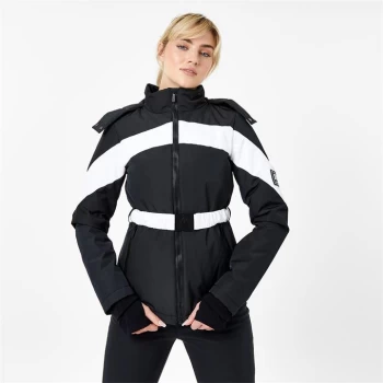 Image of Jack Wills Belted Ski Jacket - Black