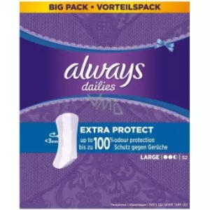 image of Always Dailies Large Value Panytliner 52PK