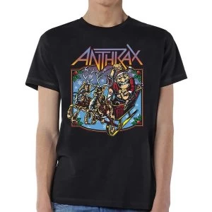 Image of Anthrax - Christmas is Coming Unisex Small T-Shirt - Black
