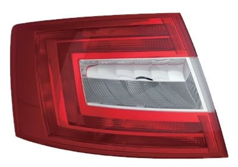 Image of VAN WEZEL 7624931 Rear light without bulb holder, Left Combination Rearlight (391)