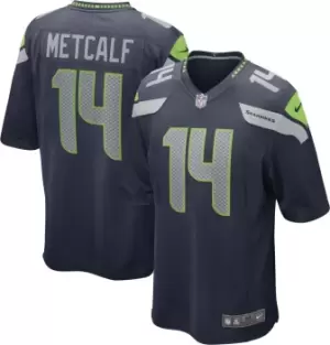 Image of Nike Seattle Seahawks Nike Game Jersey Metcalf 14 Jersey multicolour