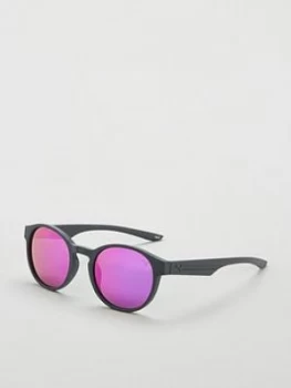 image of Puma Round Rubber Sunglasses - Grey, Women