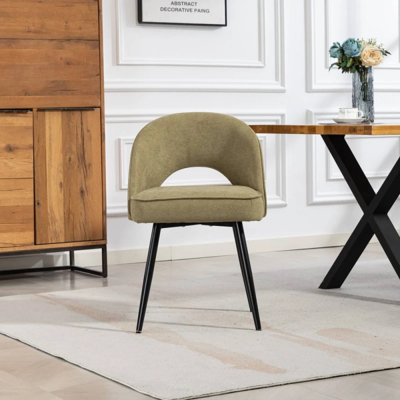 Image of Artemis Home Ashley Fabric Dining Chairs - Set of 2 in Pale Green Size: 2 Pack Pale Green Unisex 2 Pack