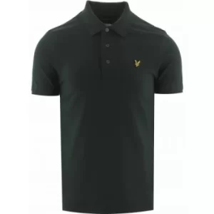 Lyle and Scott Dark Green Plain Polo Shirt