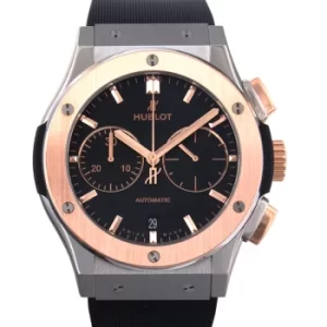 Classic Fusion King Titanium Chronograph Automatic Black Dial Mens Watch