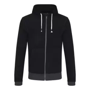 Image of Ecologie Mens Okavango Contrast Zoodie (XS) (Black/Charcoal)