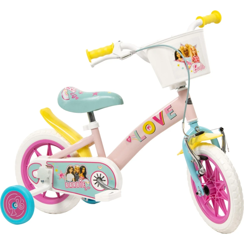 Image of Toimsa Bikes Barbie 12" Bicycle Peach