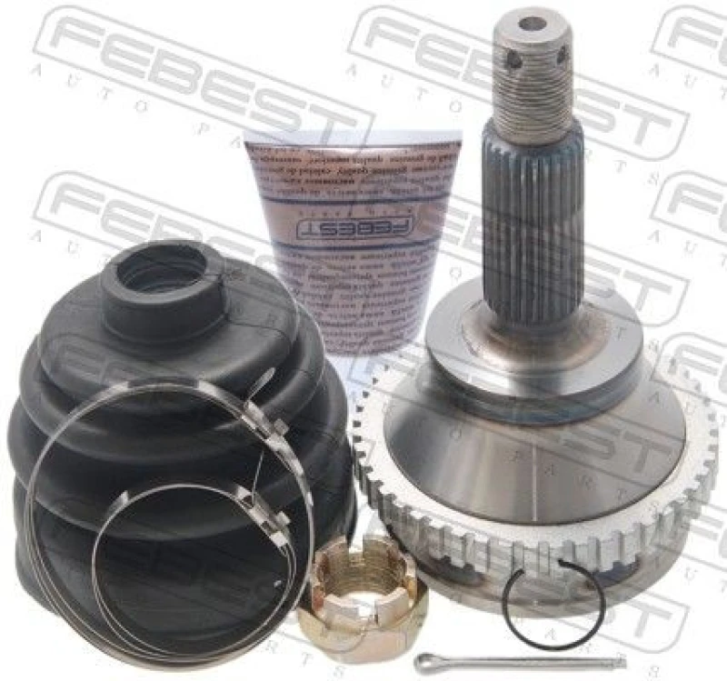 Image of FEBEST 1210-EFATA47 Joint, drive shaft Front Axle, with ABS sensor ring Joint,drive shaft (236)