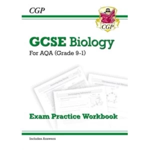 Image of New Grade 9-1 GCSE Biology: AQA Exam Practice Workbook (with Answers) by CGP Books (Paperback, 2016)
