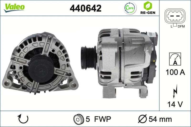 Image of Alternator VALEO 440642