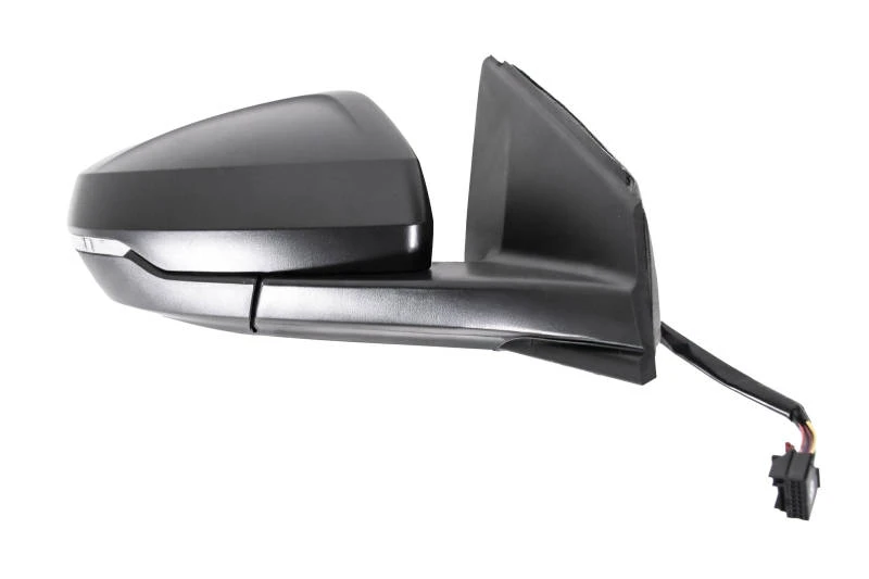 Image of PRASCO VG0257323 Wing mirror Right, black, Electric, Convex Outside Mirror (50)