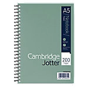Image of Cambridge Notebook Cambridge A5 Ruled Green 100 Sheets