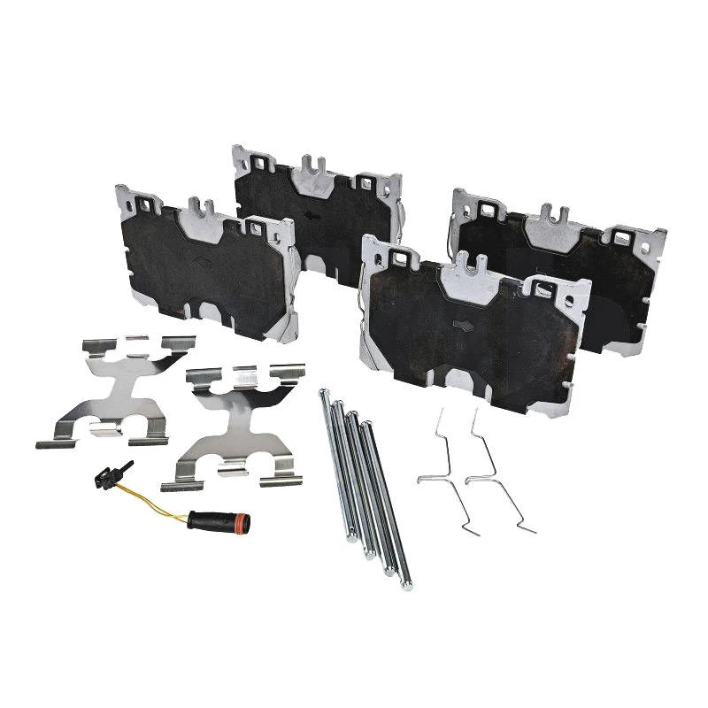 Image of DELPHI LP5071EV Brake pad set with accessories, with anti-squeak plate Brake Pad Set,disc brake (402)