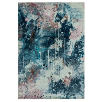 Image of Asiatic Amelie Abstract Woven Rug - 120x170cm - Blue