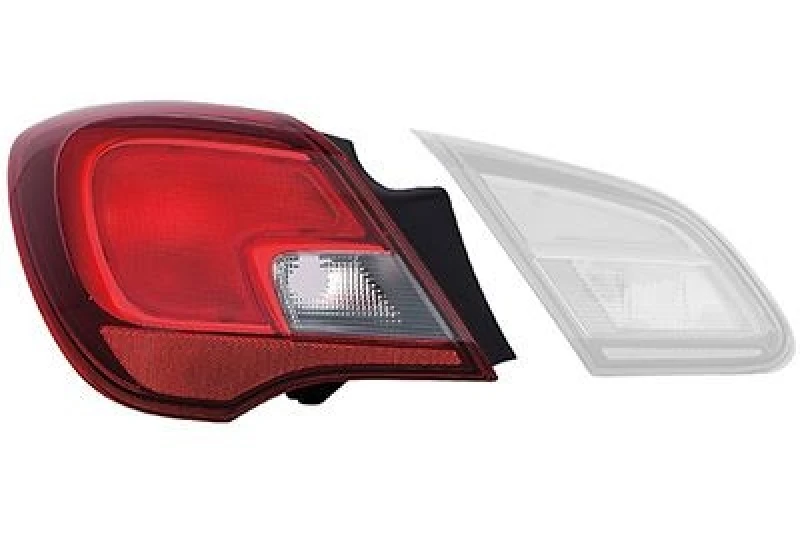 Image of VAN WEZEL Rear light VAN WEZEL 3804931