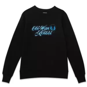 image of Star Wars Ribbon Font Sweatshirt - Black - L