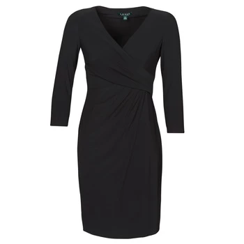 Image of Lauren Ralph Lauren CLEORA womens Dress in Black - Sizes US 6,US 2,US 4,US 0