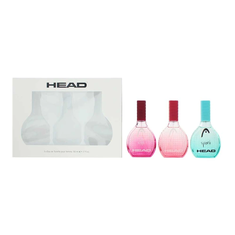 Image of Head Women 3 Piece Gift Set: Bliss Eau de Toilette 50ml - Elite Eau de Toilette 50ml - Spark Eau de Toilette 50ml