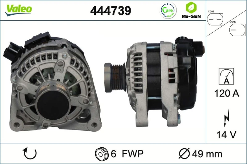 Image of Alternator VALEO 444739