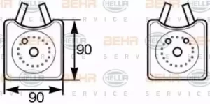 Image of Radiator Heat Exchanger 8MO376778-001 by BEHR